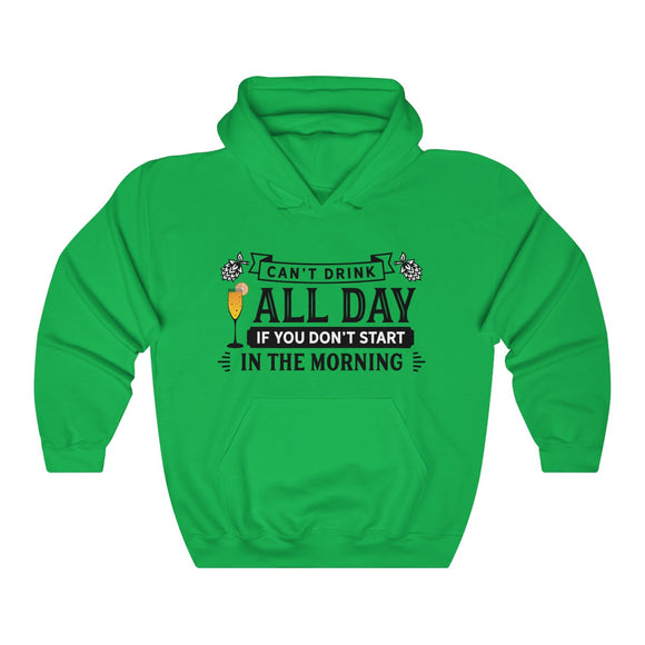 Can't Drink All Day Mimosa Unisex Heavy Blend™ Hooded Sweatshirt