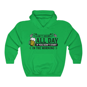 Can't Drink All Day Beer Unisex Heavy Blend™ Hooded Sweatshirt