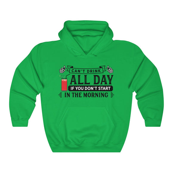 Can't Drink All Day Bloody Mary Unisex Heavy Blend™ Hooded Sweatshirt